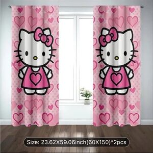 Set of hello kitty curtains